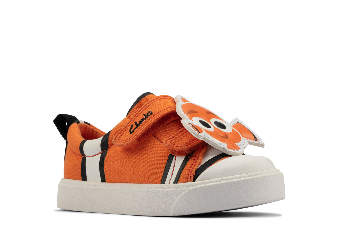 Clarks City Nemo Toddler Orange