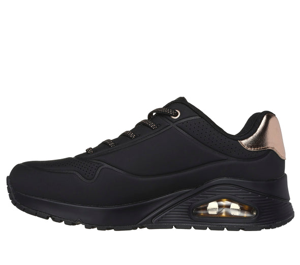 Skechers 155196 UNO - SHIMMER AWAY -  Black / Black