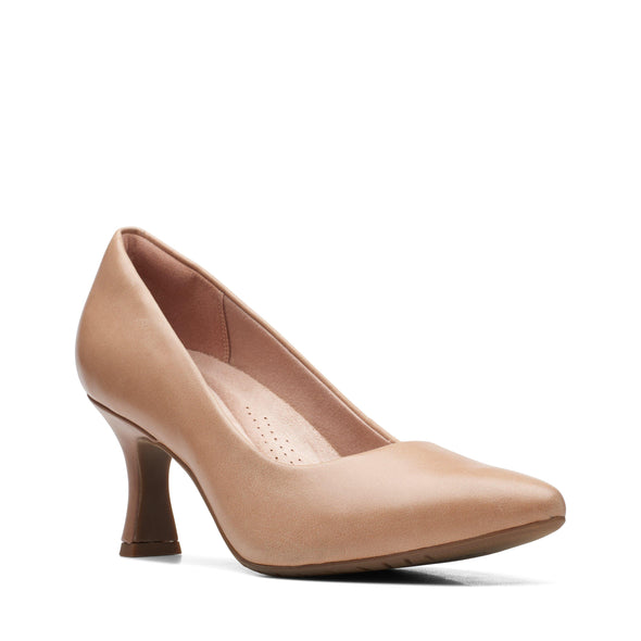 Clarks Kataleyna Gem Warm Beige Leather