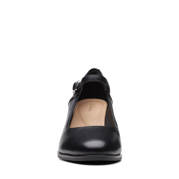 Clarks Freva55 Strap Black Leather