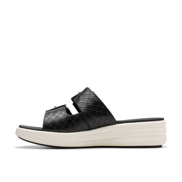 Clarks Drift Buckle Black Woven