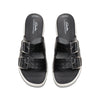 Clarks Drift Buckle Black Woven