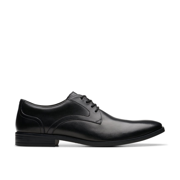 Clarks Brandon Lace Black Leather