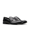 Clarks Brandon Step Black Leather