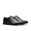 Clarks CraftJames Tip Black Leather