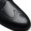 Clarks CraftJames Tip Black Leather