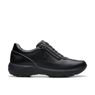 Clarks Tivoli Zip Black