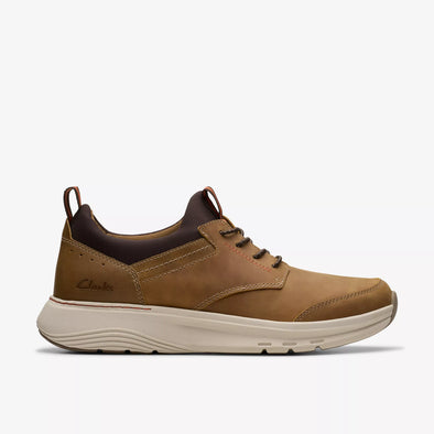 Clarks Motion Trek EZ Dark Tan Leather