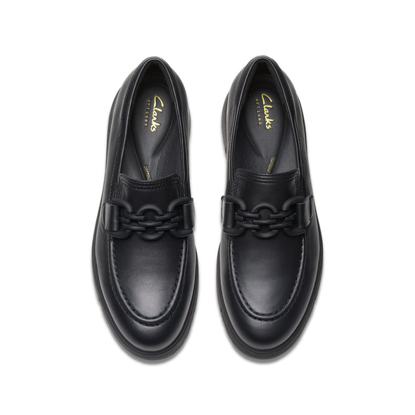 Clarks Loriini Izzy Black Leather