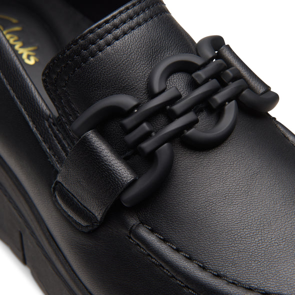 Clarks Loriini Izzy Black Leather