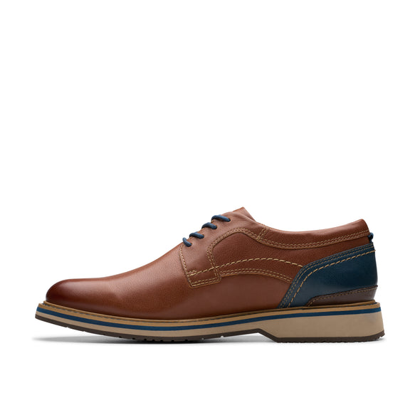 Clarks Monahan Plain Tan Leather