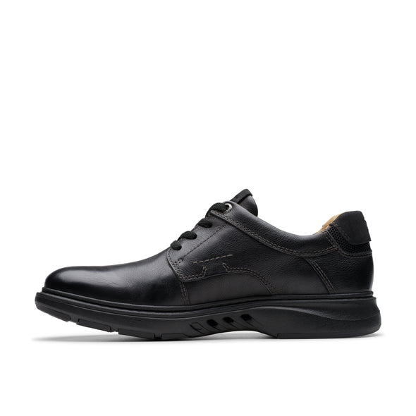 Clarks Un Briley Pace Black Leather - Wide Width