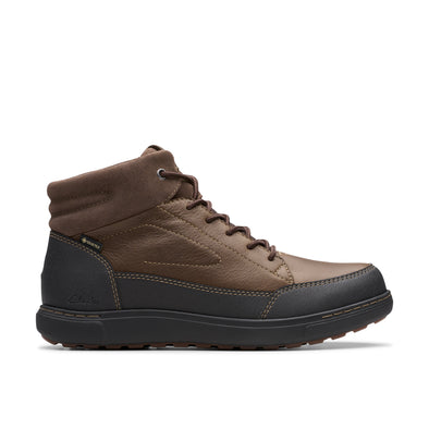 Clarks Mapstone HiGTX Dark Brown WLined