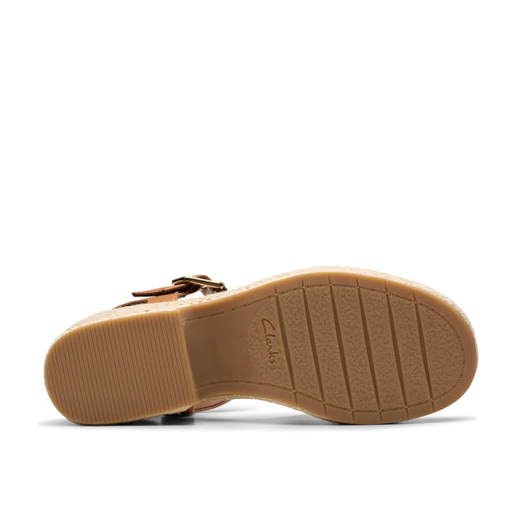 Clarks Coledale Strap Tan Leather