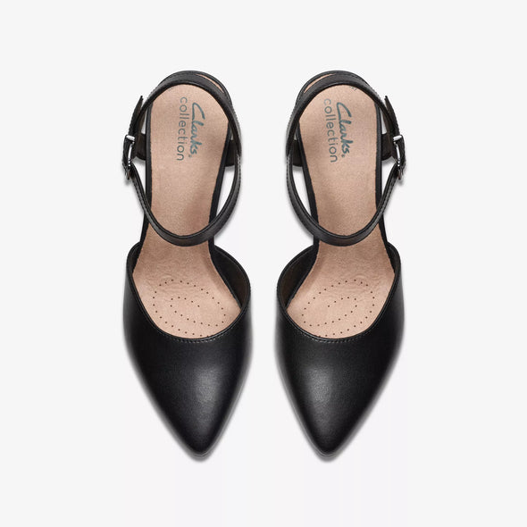 Clarks Kataleyna Cora Black Leather