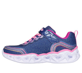 Skechers 302689L HEART LIGHTS - RETRO HEARTS - NAVY