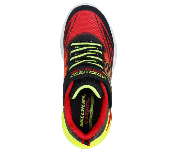 Skechers 400139L Flex - Glow Ultra Black Red