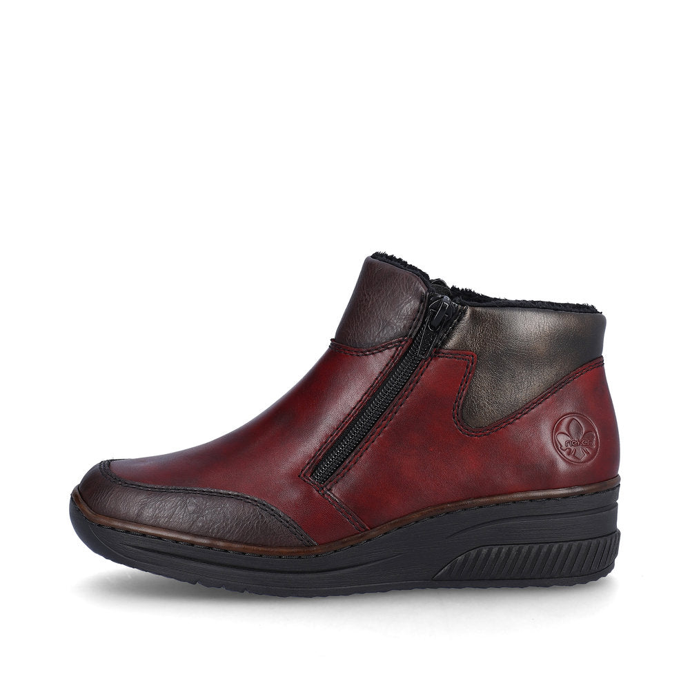 rieker burgundy boots