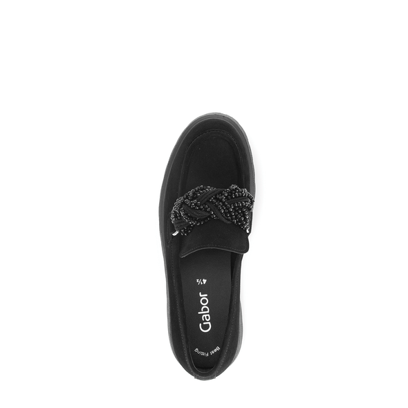 Gabor 55.301-17 Tissue Black Suede