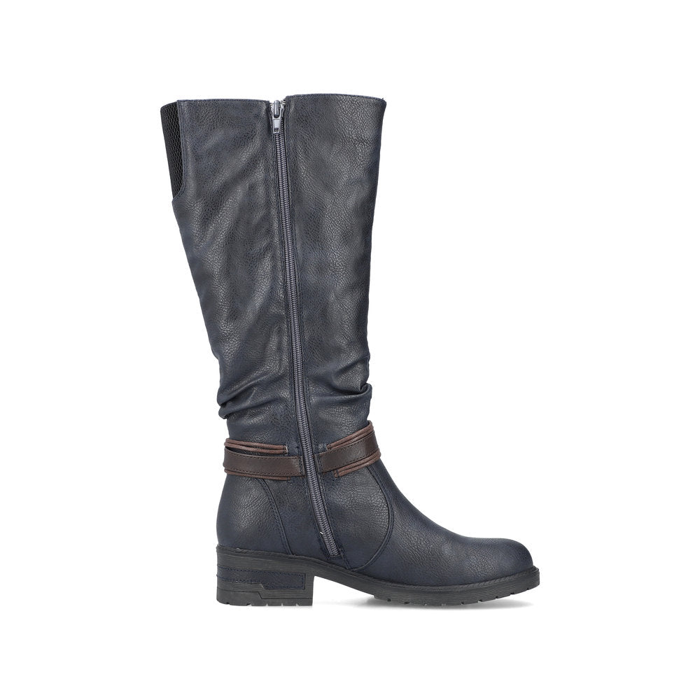 reiker navy boots