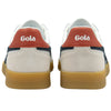 Gola Viper Leather CMB744WU White/Navy/Rust/Gum