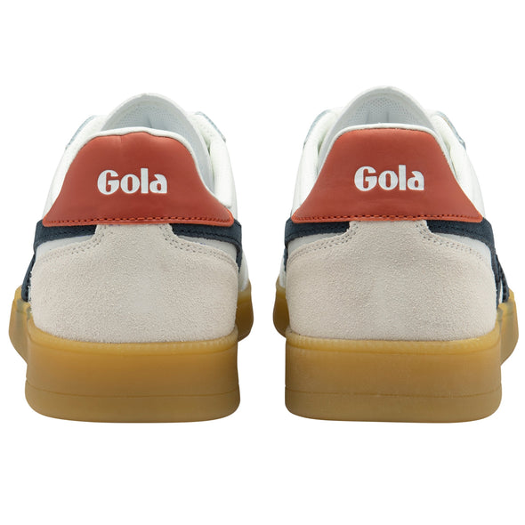 Gola Viper Leather CMB744WU White/Navy/Rust/Gum