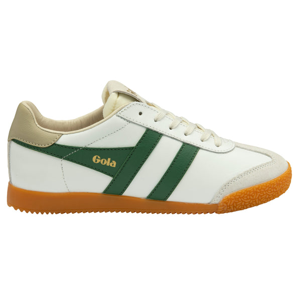 Gola Elan Leather CLB745WN White/Evergreen/Bone