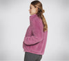 Skechers JA93 Go Snuggle Sherpa Jacket Light Mauve