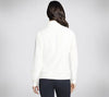 Skechers LT116 GoLuxe Rib 1/4 Zip Off White