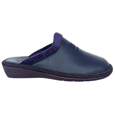 Nordikas 238 - Navy Leather / Purple Trim