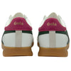 Gola Torpedo Leather CLB622WA White/Evergreen/Fuchsia