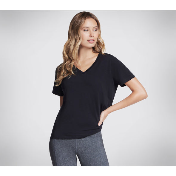 Skechers TP130 Pima V-Neck Tee Black