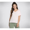 Skechers TP130 Pima V-Neck Tee Light Pink