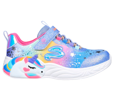 Skechers 302311L S Lights - Unicorn Dreams Blue Multi