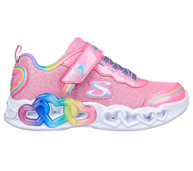 Skechers 303751L Infinite Heart Lights - Love Pink