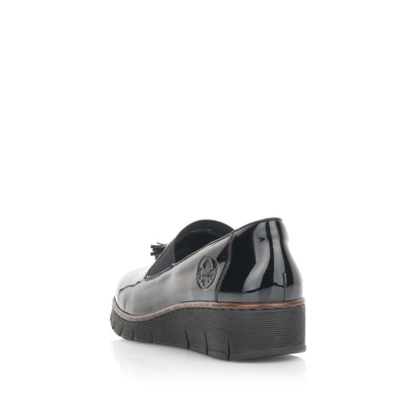 Rieker 53751-00 Black Patent