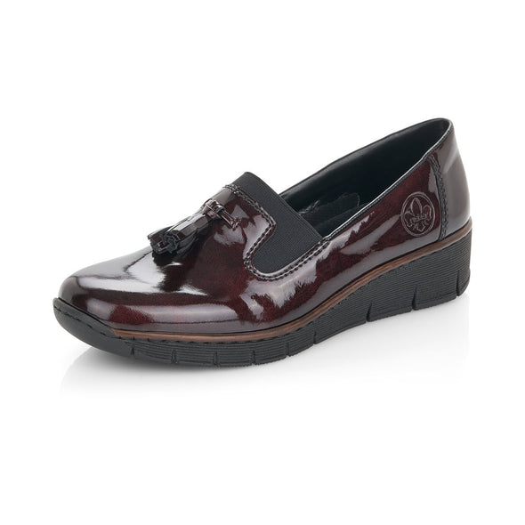 Rieker 53751-35 Burgundy Patent (New)