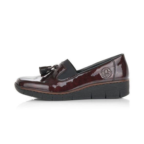 Rieker 53751-35 Burgundy Patent